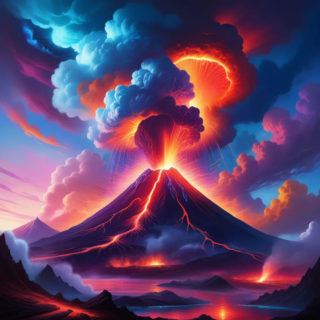 Volcano Erupting