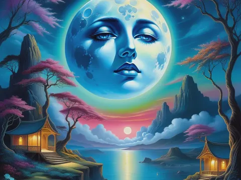 Montée de la pleine lune