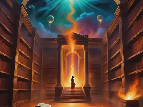 Incendie de bibliothèque
