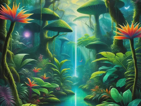Selva tropical mágica