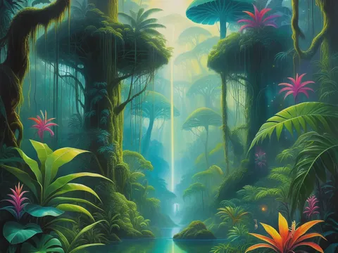 Selva tropical muriendo