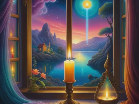 Vela en la ventana