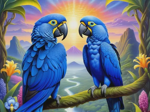 Guacamayo jacinto