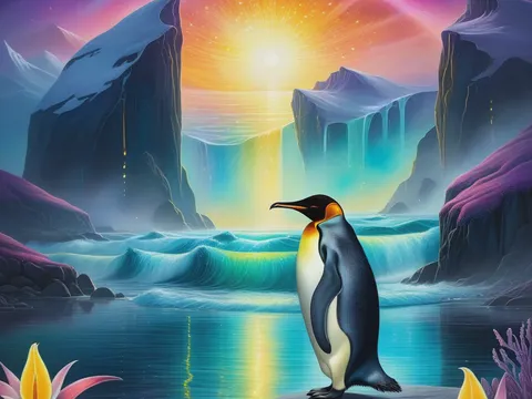 Pingüino rey