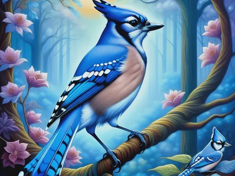 Arrendajo azul