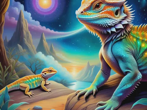 dragón barbudo