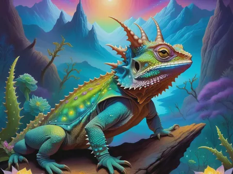 Lagarto cornudo