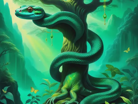 boa arbórea esmeralda