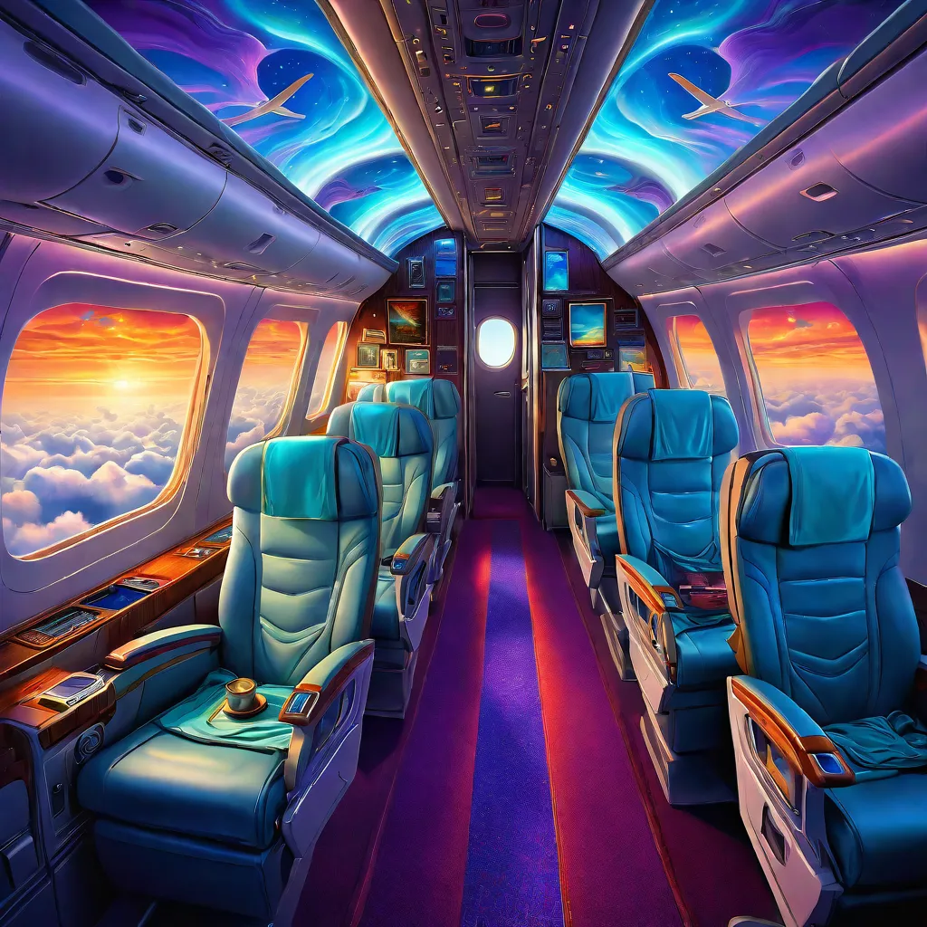 Turbulencia en un avión