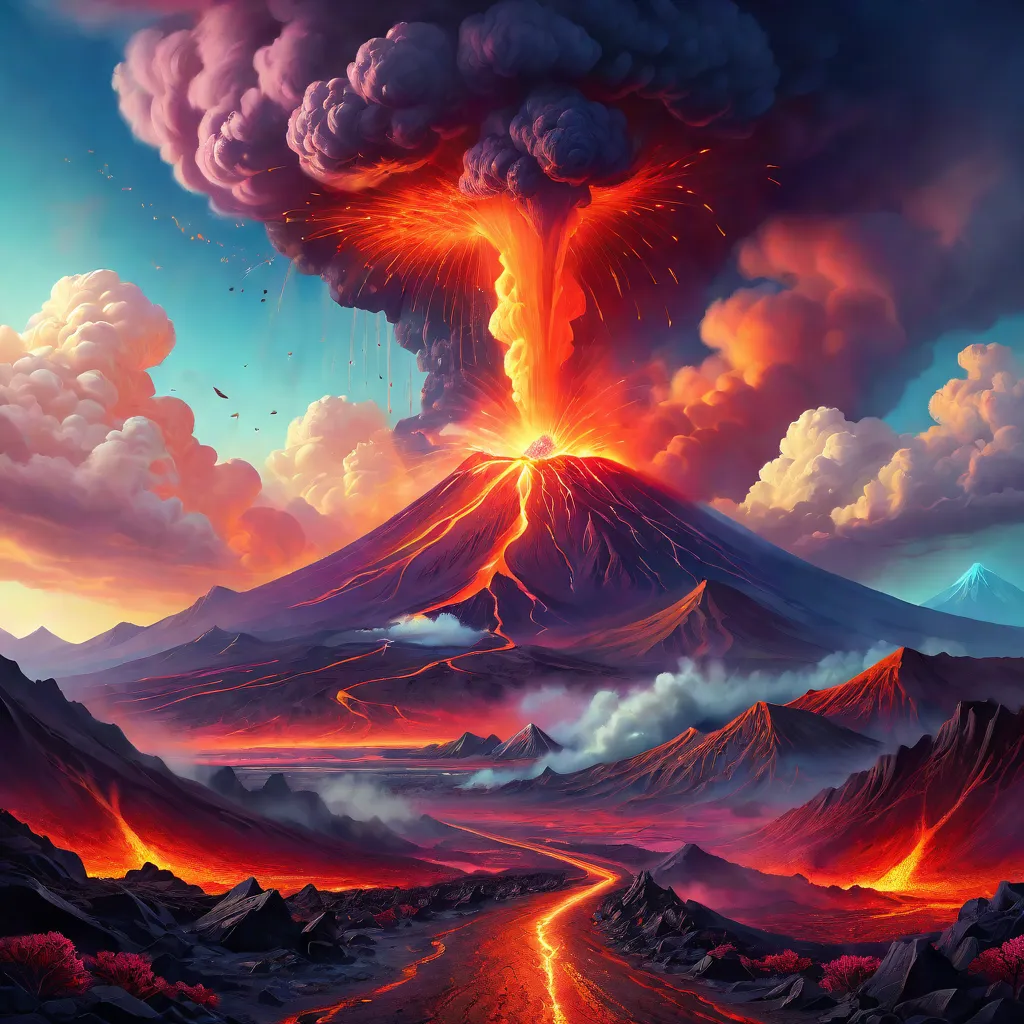 Erupción del Volcán