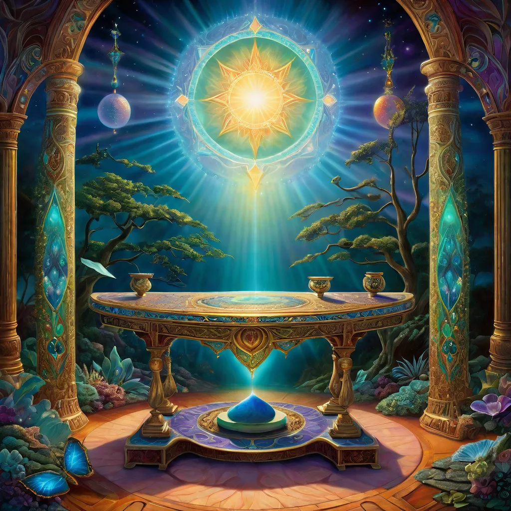 Masă de altar restaurată