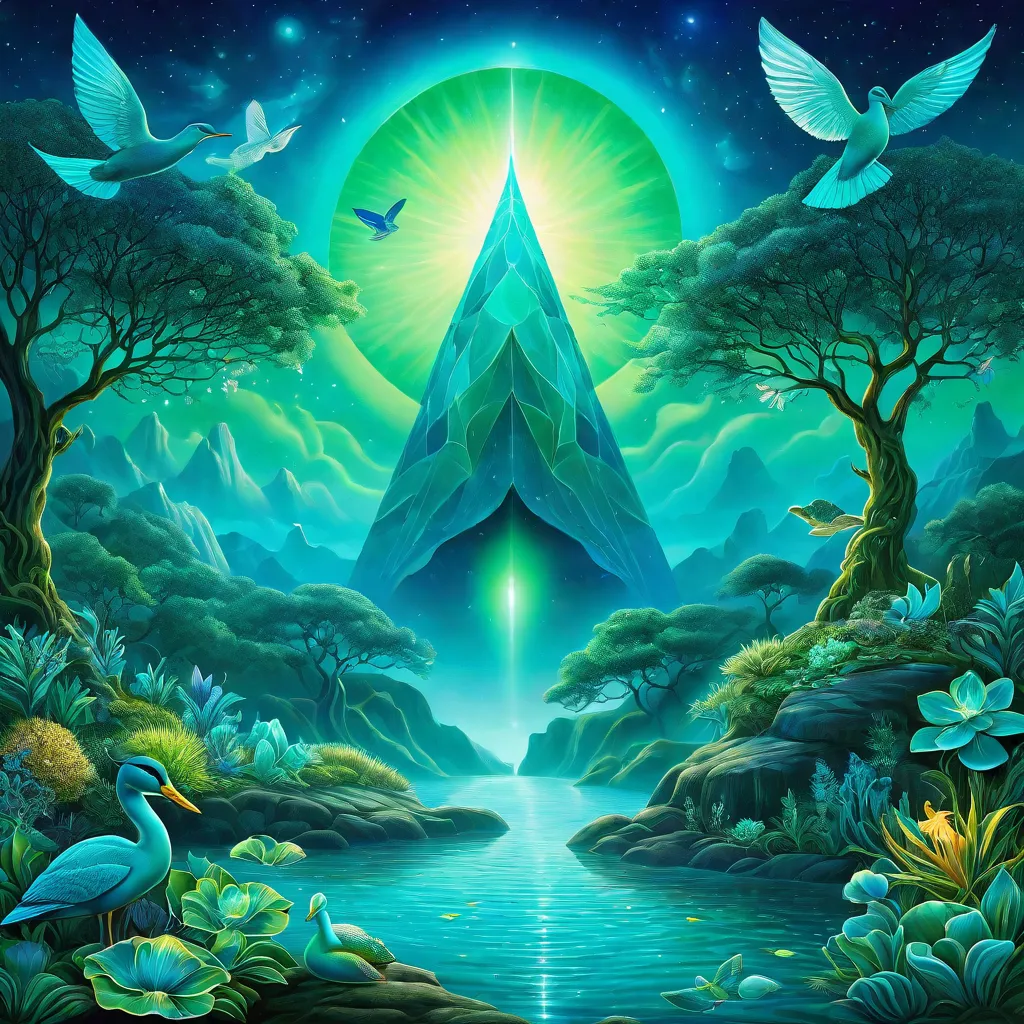 Verde azulado