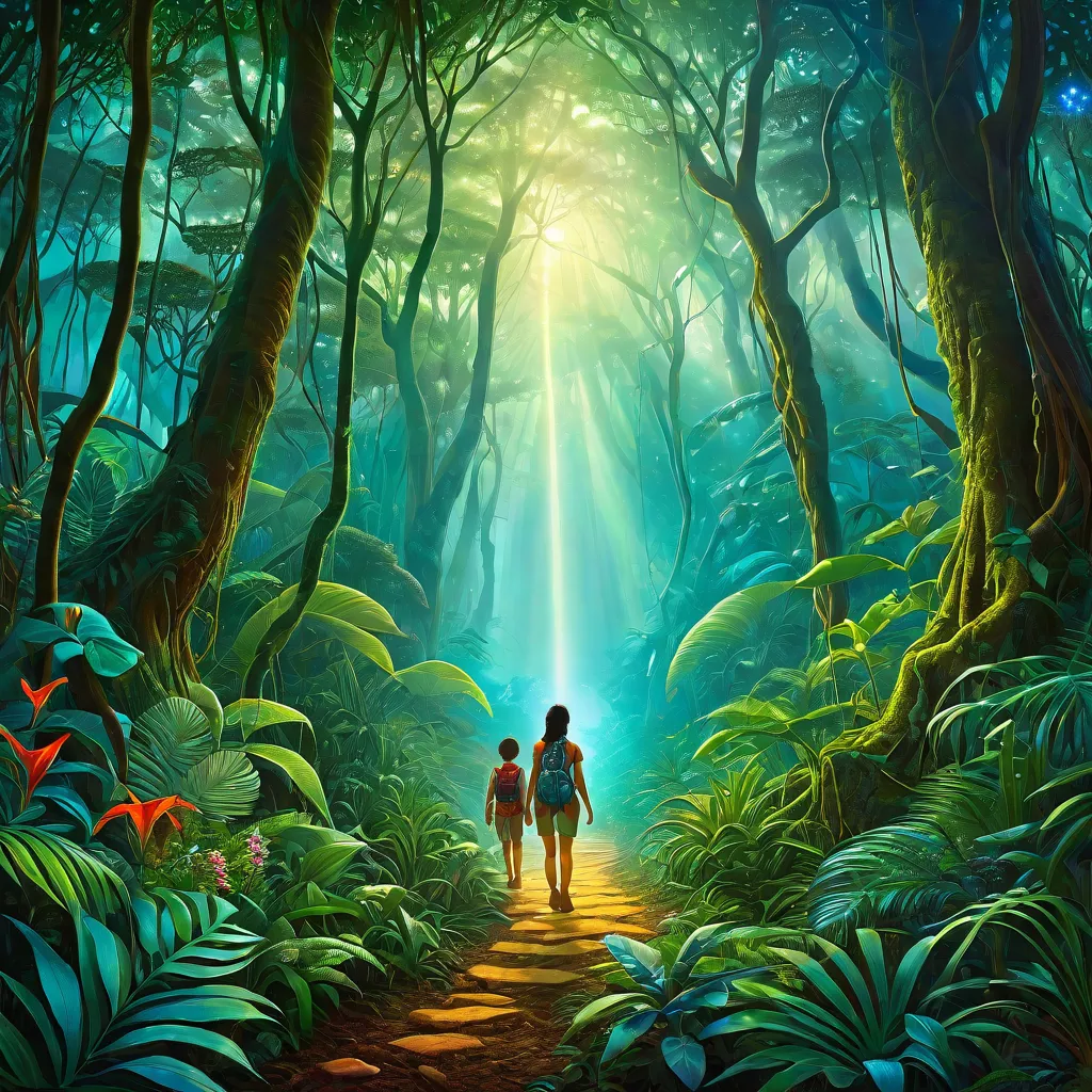 Randonnée dans la jungle