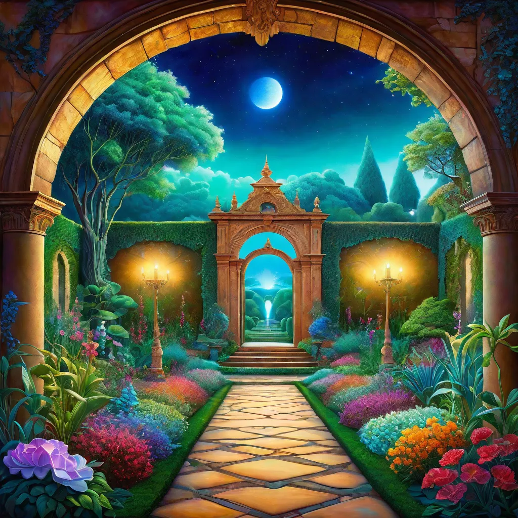 Jardín amurallado