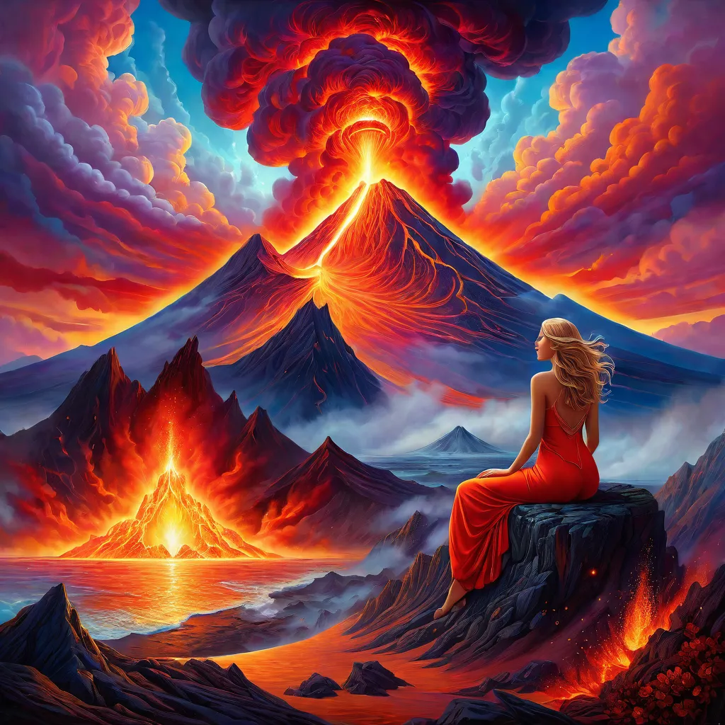 Feu volcanique
