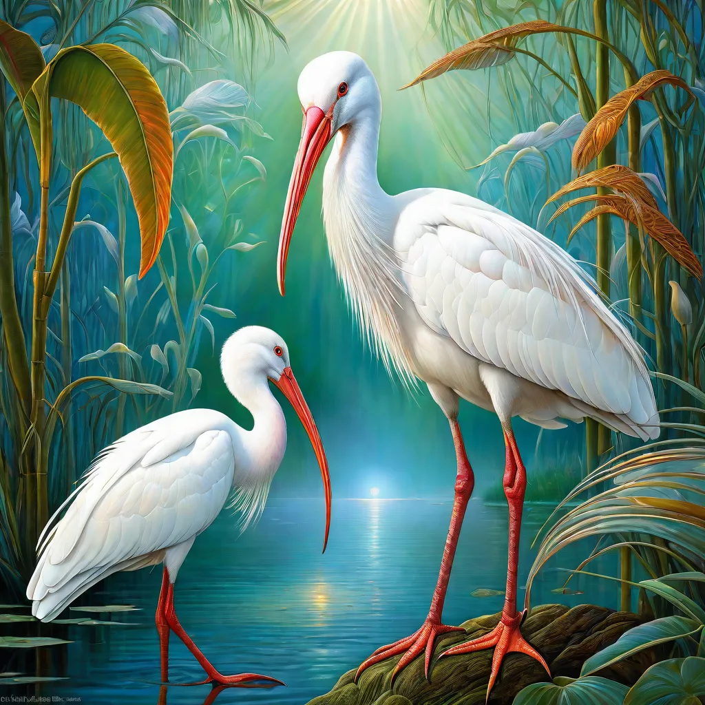 ibis blanc